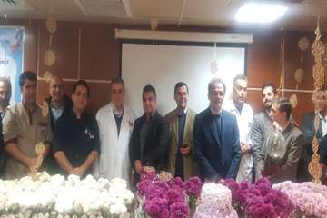 مراسم میلاد با سعادت حضرت فاطمه زهرا (س) و تقدیر از پرستاران نمونه بیمارستان توانبخشی رفیده